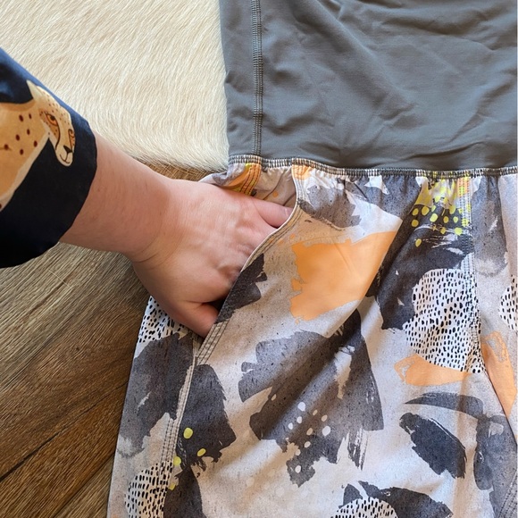 Lululemon Om Pant Mini Art Pop white Multi/ slate - Picture 5 of 10